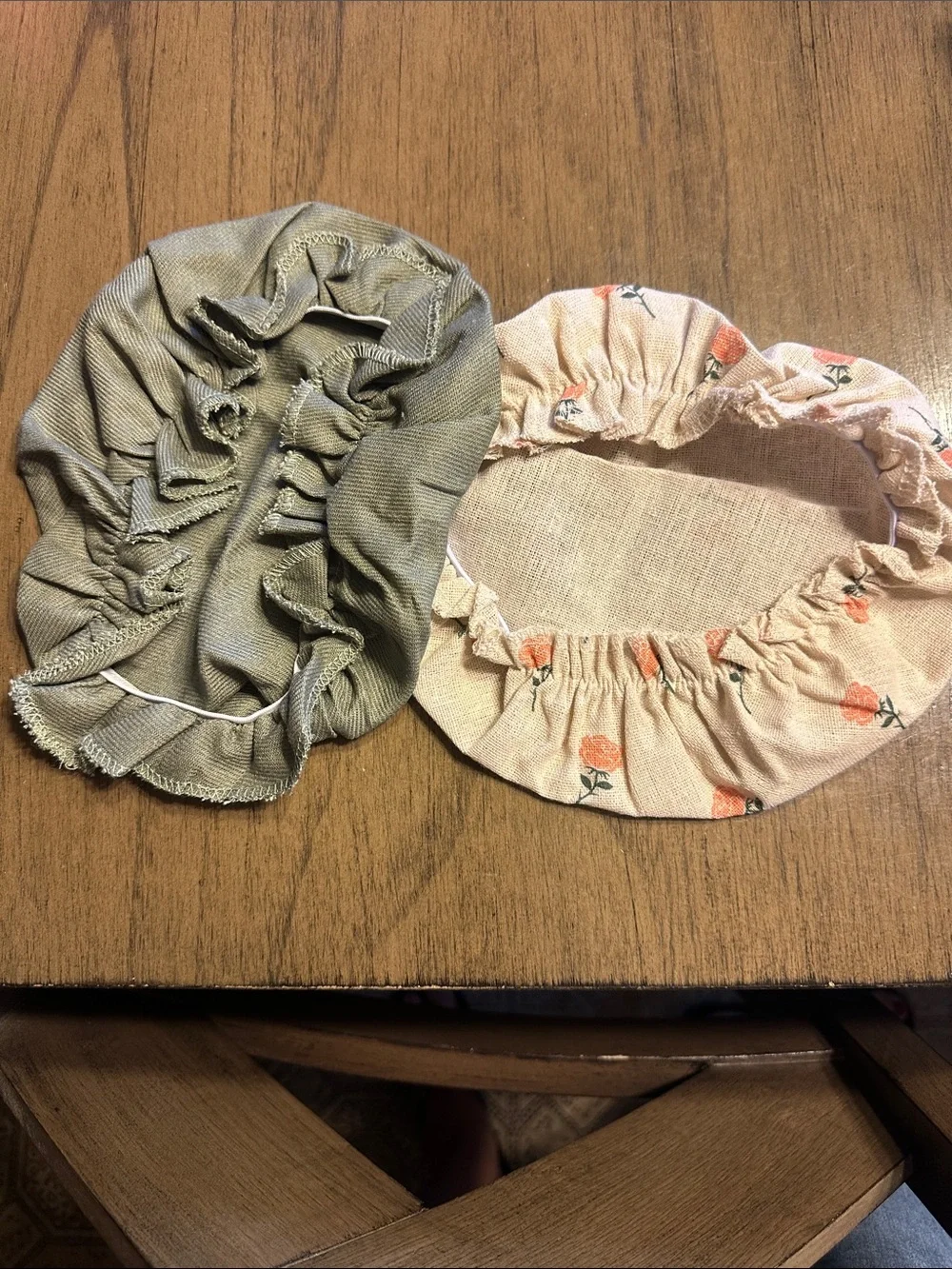 Sourdough Drawstring Bags and bowl covers - Homemade With Love (Cream/Green)